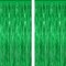 2 Pack Tinsel Backdrop, 3.28 FT x 7.05 FT Green Party Decorations, Metallic Football Backdrop Curtains Tinsel Curtains Streamer Backdrop, Party Supplies Wall Decor for Football Party Birthday